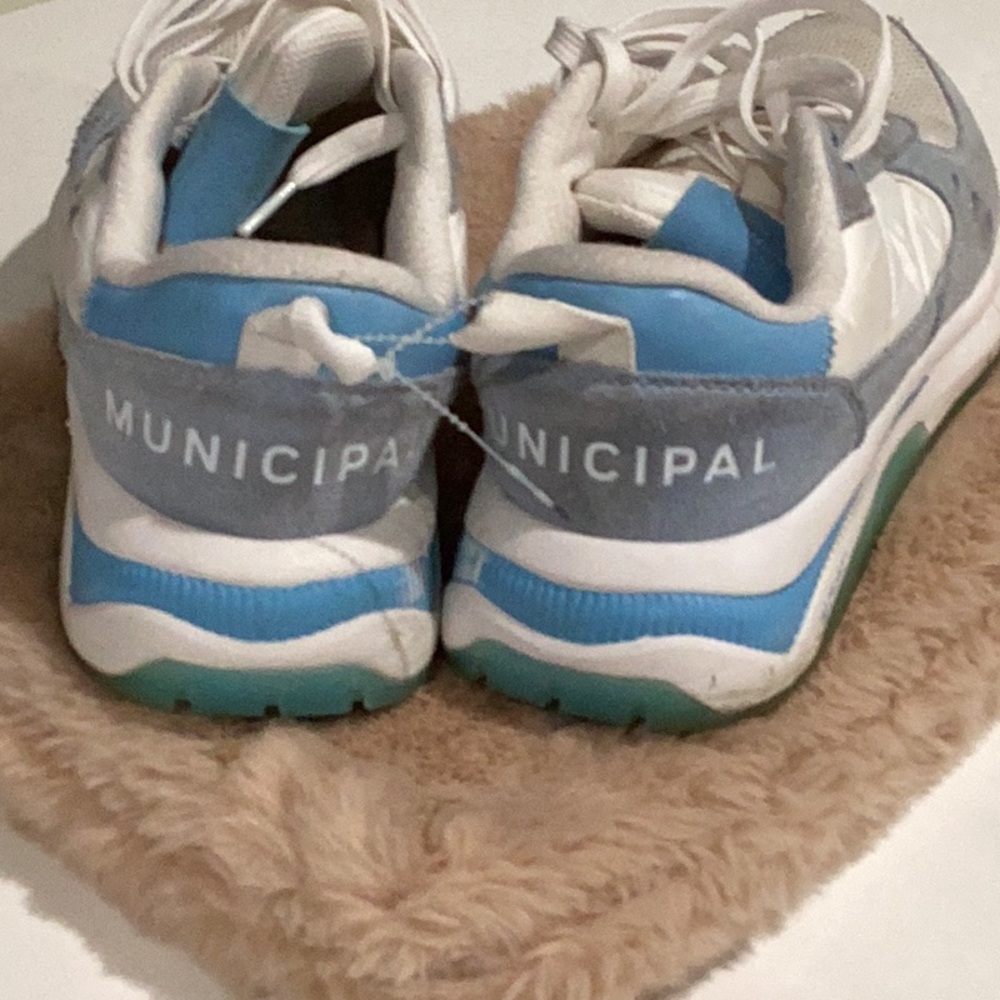 Men's Blue and White Sneakers